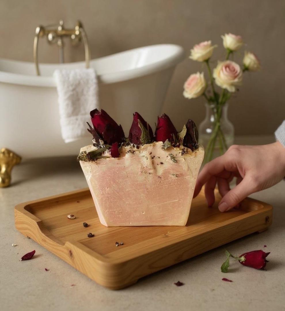 Veggie Superfood Beetroot Soap made with Shea Butter, Juniper, Sweet Orange and Black Pepper Essential Oils - Palm Free - Vegan-0