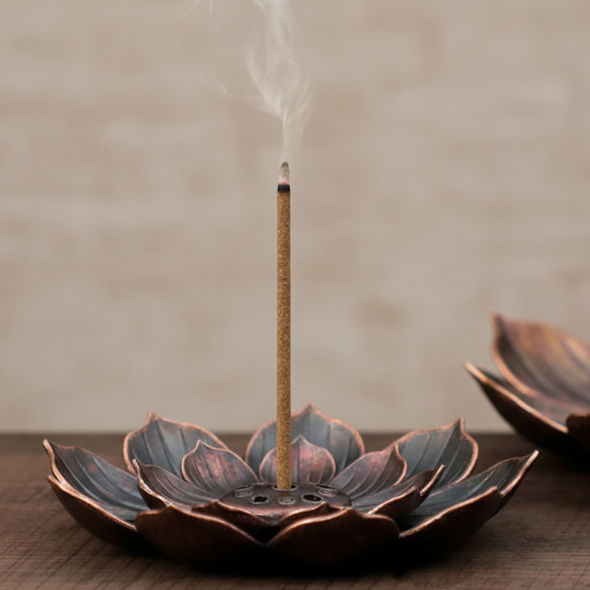 Incense Burner Stick Holder Plate Lotus