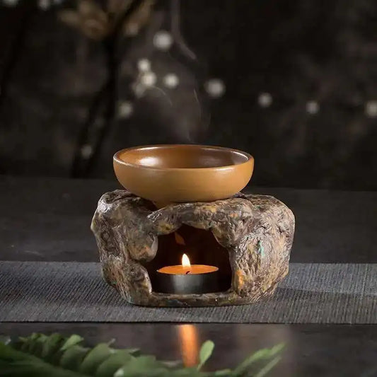 Raw Sanctuary – Natural Stoneware Essential Oil Burner