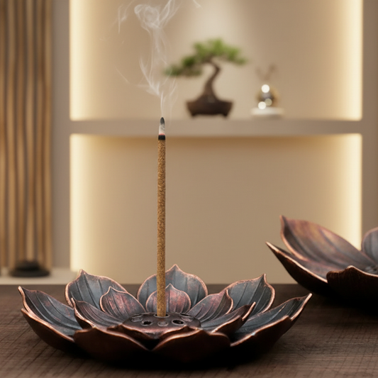 Incense Burner Stick Holder Plate Lotus